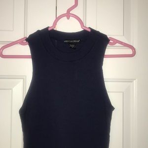 High Neck Tank (Navy)